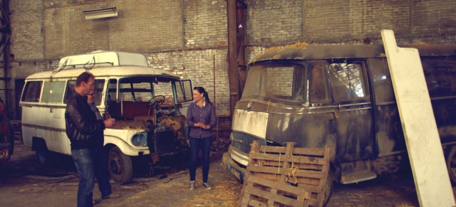 Lina Van de Mars restauriert Mercedes-Benz L319 für MYVAN: Ab dem 18. September 2012 wird der MYVAN-L 319- Heritage Van auf der IAA Nutzfahrzeuge in Hannover zu sehen sein. 