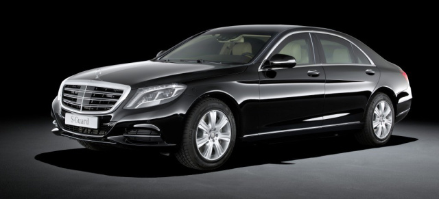  Harte Schale mit luxuriösem Kern: Der neue, gepanzerte  Mercedes S 600 Guard : Der neue S 600 Guard - Sonderschutz für höchste Ansprüche

