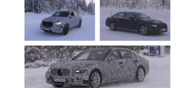 Mercedes-Benz Erlkönige gefilmt: Spy-Shot-Video-Trio:  S-Klasse, E-Klasse MoPf, GLE Coupé, C167