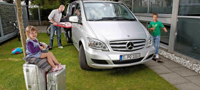 Gewinnspiel: Mercedes-Benz sucht die Viano Family of the Year 2013: Zehn Familien kämpfen vom 24. bis 26. Mai um den Titel Viano Family of the Year und um einen exklusiven
Hauptgewinn
