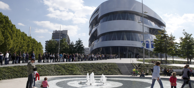 24.Mai, Stuttgart: Freier Eintritt am Pfingstsonntag im Mercedes-Benz Museum