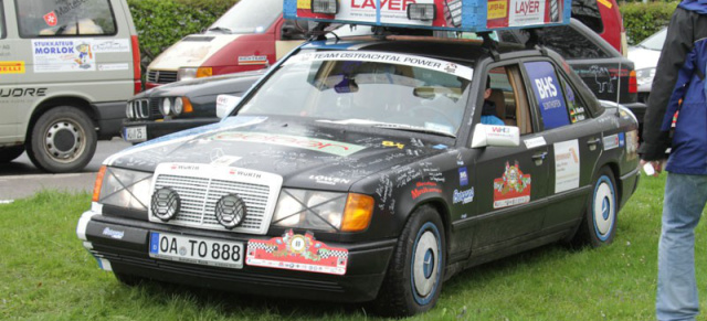 Allgäu-Orient Rallye 2014 : Alte Mercedes überzeugen mit echten "Nehmerqualitäten" - Meist gefahrenes Fahrzeug 2014 ist eine E-Klasse!
