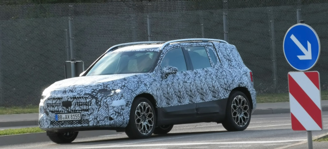 Mercedes-Erlkönig erwischt: Spy Shot: Aktuelle Bilder vom Mercedes GLB 2026