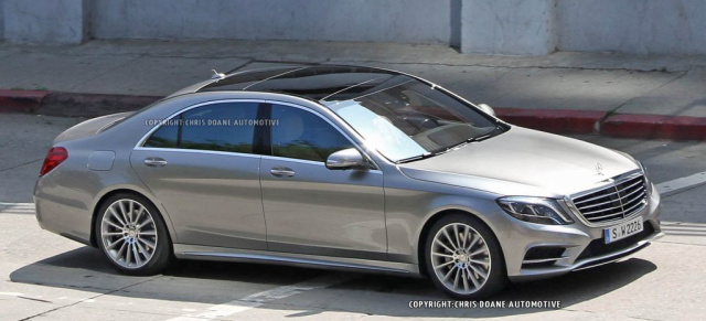 Ungetarnt erwischt: Mercedes S-Klasse 2014: Erste Fotos von der neuen Mercedes S-Klasse W222 völlig ohne Tarnung
Fotos: Chris Doane
