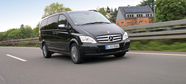 Business-Class oder Family Van: Fahrbericht Mercedes Viano CDI 3.0: Der Mercedes-Van ist vielseitig  edel und praktisch

