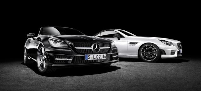 Auffrischung für Frischlinge:  Sonderedition für Mercedes SL und SLK: SL 2LOOK Edition und SLK CarbonLOOK präsentieren sich extra dynamisch und markant 
