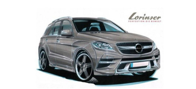 Teaser: Lorinser kündigt M-klasse-Kit an: Mercedes Tuner Lorinser hat für die neue Mercedes M-Klasse ein Performance-Paket in Vorbereitung