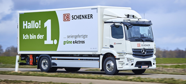 Daimler Truck und Elektromobilität: Erster Mercedes-Benz eActros aus Serienproduktion  übergeben