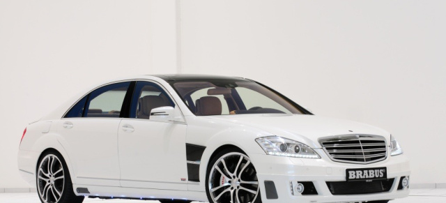 Mercedes Tuning von BRABUS:  eine saubere Sache: Der Mercedes S 350 BlueTec mit BRABUS ECO PowerXtra D6 erfüllt als erstes Tuning-Auto die Euro VI Abgasnorm
