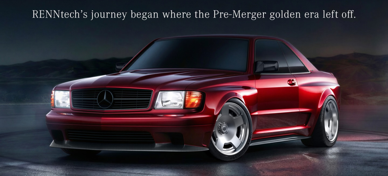Mega-Restomod auf Basis des S-Klasse Coupés C126: RENNtech plant V12-SEC "Sledgehammer" mit 7,5L-M120