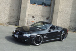 Mercedes SL55 AMG: Schwarz, breit, stark!: Verjüngte Optik und Extra-PS werten den R230 auf
