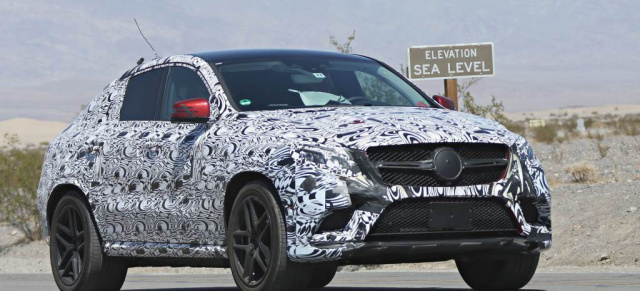 Erlkönig erwischt: Mercedes-Benz ML Coupé: Aktuelle Bilder vom BMW X6 Rivalen mit Stern 
