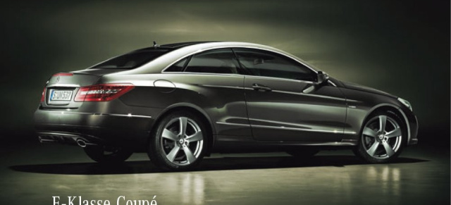 E-Klasse Coupe: die neue Preisliste ist da!: Komplette Preisliste für das neue E-Klasse-Coupe ist online