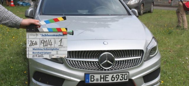 Behind the Scenes: Matthias Schweighöfer Schlussmacher und die neue Mercedes-Benz A-Klasse: Mit Mercedes-Benz am Set des neuen Kinofilms