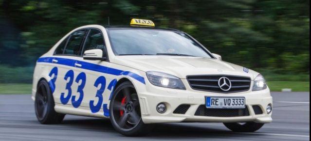 Das schnellste Taxi Deutschlands: Mercedes C63 AMG mit 660 PS: Der von Mcchip-DKR getunte C63 bringt seine Fahrgäste schneller ans Ziel
