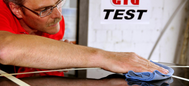 Auto-Polituren im Test: 9 verschiedene Mittel mussten sich im Test von GTÜ und ACE beweisen
