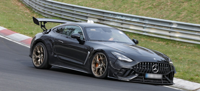 Mercedes-AMG Erlkönig auf dem Nürburgring erwischt: Neue Anblicke vom AMG GT 63 TRACK SPORT