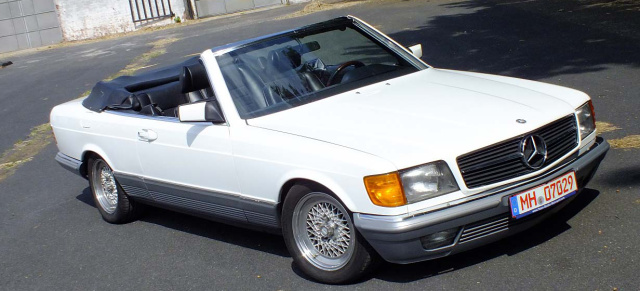 Open Flair: SGS-Cabriolet auf Basis Mercedes 500 SEC (C126): 84er Kreation der Styling Garage präsentiert sich in seltener Schönheit