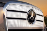 Neues Design, neuer Grill, neue Ära!: Mercedes teasert den vollelektrischen Mercedes-Benz GLC an