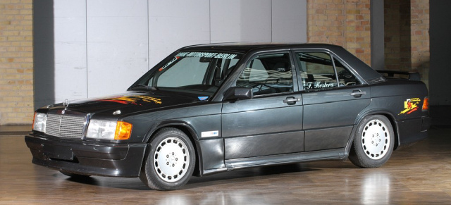 Superrarer W201: Code-Nummer 377 lebt!: Einziger noch existierender von ehemals drei W201-Testwagen, die von Mercedes-Benz für Rundstreckenversuche aufgebaut wurden.
