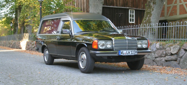 Der letzte Wagen ist immer ein Kombi - 1980er Mercedes-Benz 230 Pollmann Bestattungswagen : Aus Liebe zum Beruf? Pathologieassistentin mit dem außergewöhnlichen Hobby Leichenwagen
