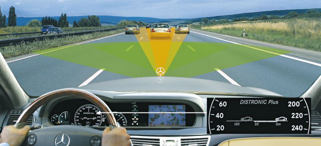 Bremsassisstent PLUS & DISTRONIC PLUS: Ein perfektes Team: Bremsassisstent PLUS & DISTRONIC PLUS 