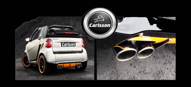 Neu von Carlsson: Sport-Nachschalldämpfer für den smart 451: Ab sofort ist bei Carlsson ein Sport-Nachschalldämpfer für den smart ab Bj. 10/11 erhältlich. 
